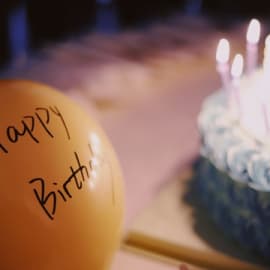 cake with candles happy birthday