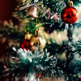Christmas tree with decorations