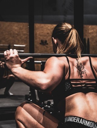 female working out